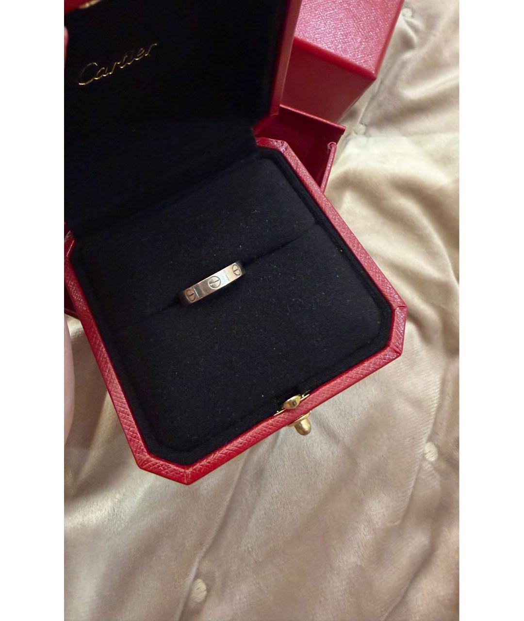 CARTIER Белое кольцо из белого золота, фото 4