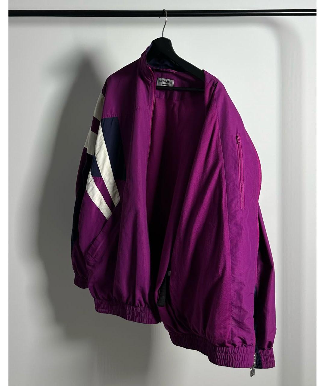 BALENCIAGA Фиолетовая куртка, фото 4
