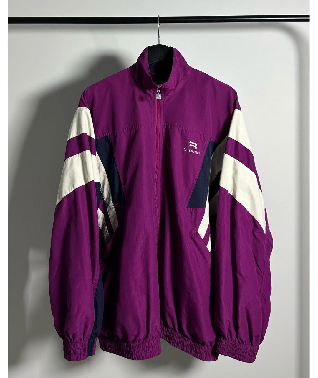 BALENCIAGA Фиолетовая куртка, фото 9