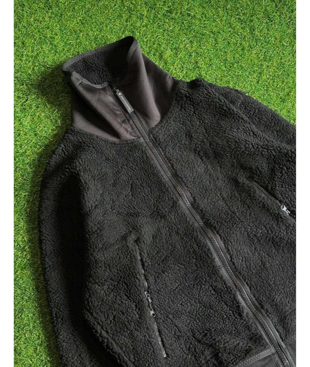 ADIDAS BY STELLA MCCARTNEY Черная полиамидовая спортивная куртка, фото 4