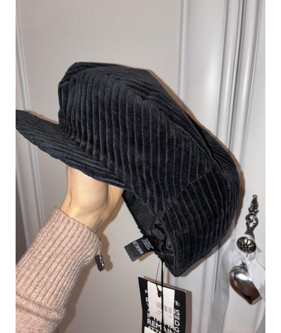 ISABEL MARANT Черная бархатная шляпа, фото 5