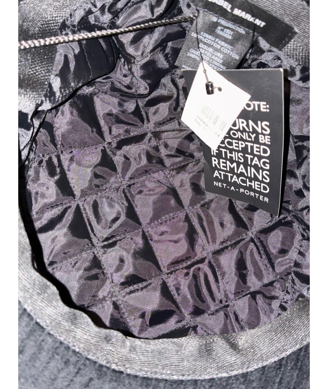 ISABEL MARANT Черная бархатная шляпа, фото 4