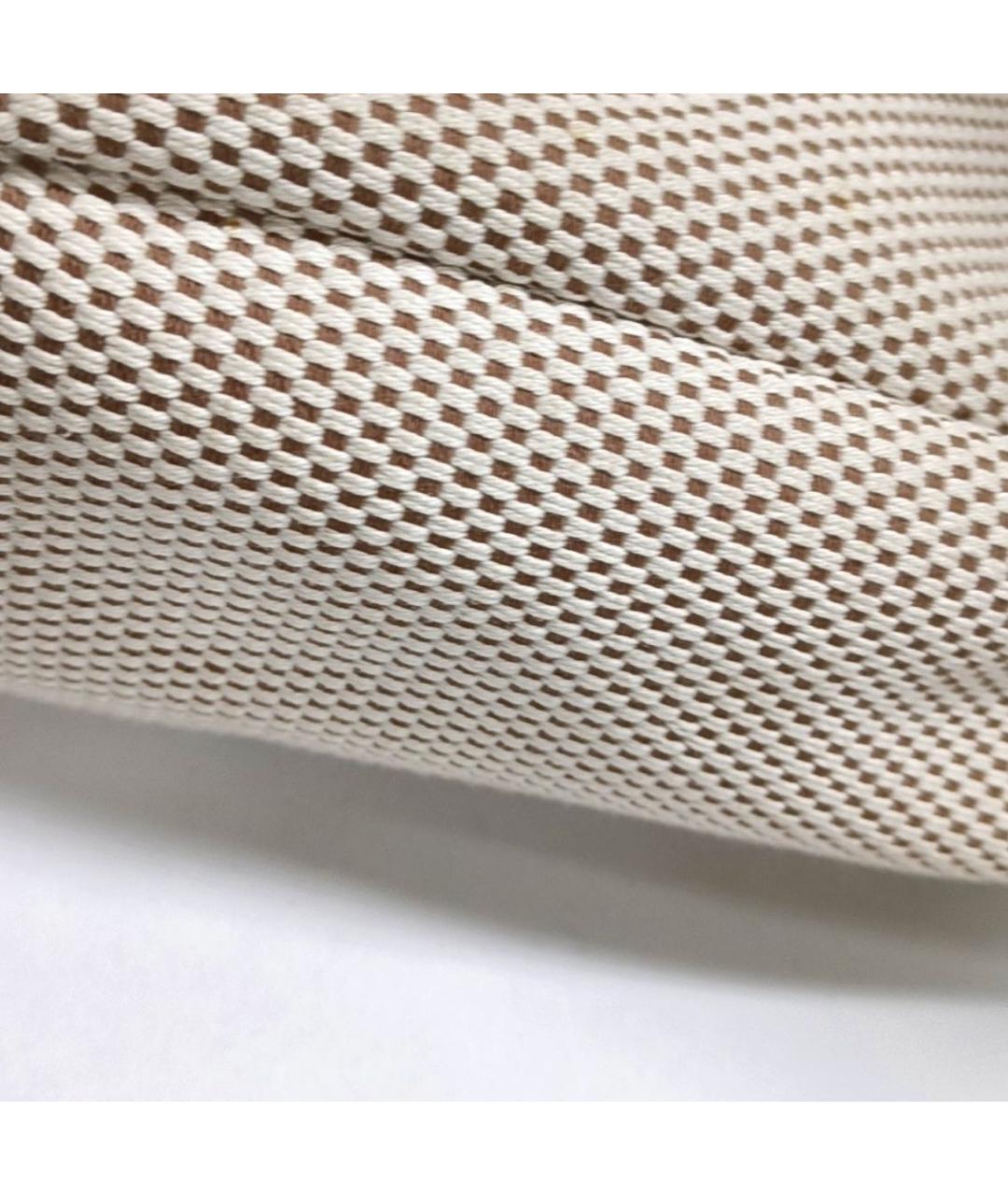 HERMES Бежевая тканевая сумка через плечо, фото 6