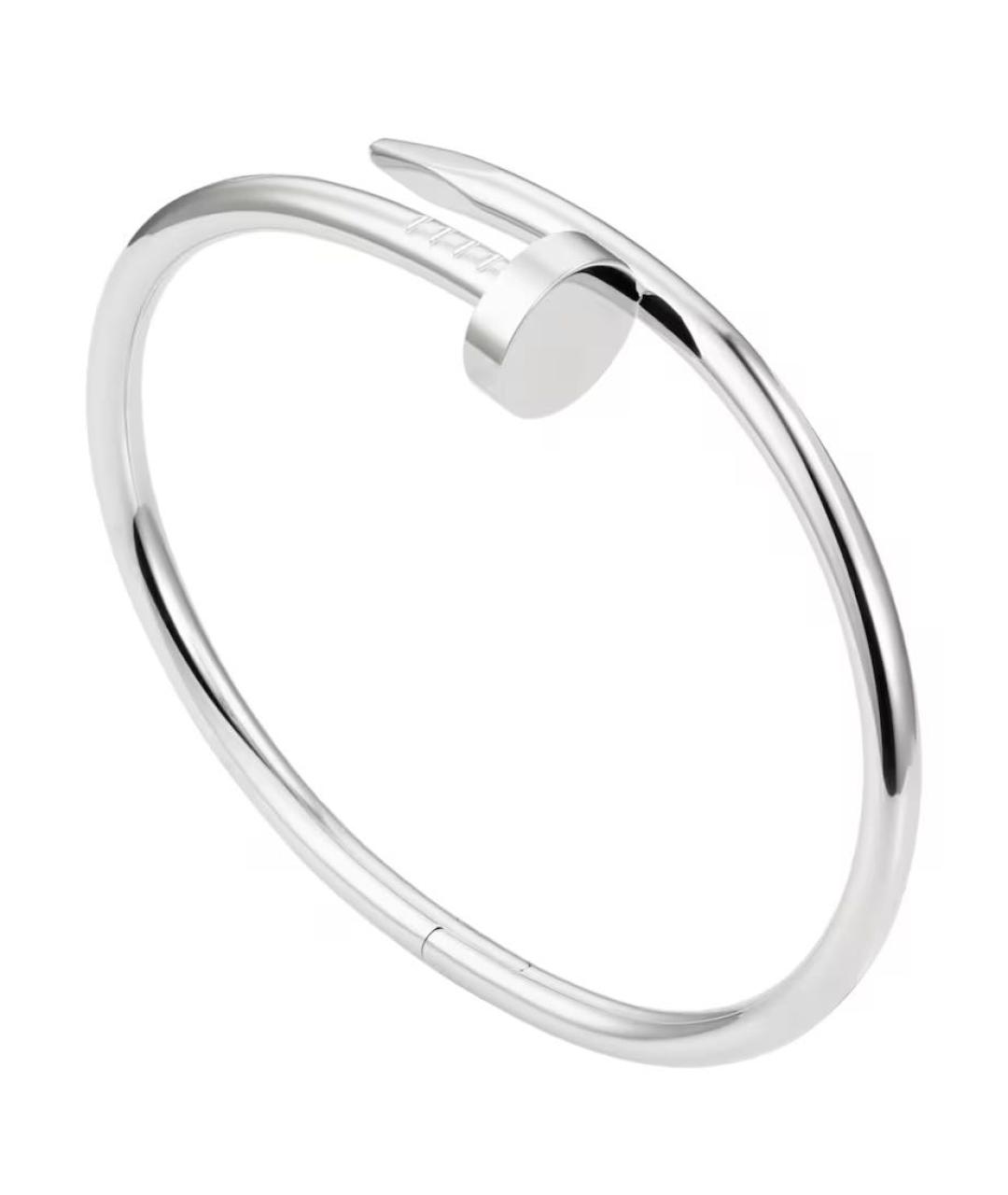 CARTIER Серебрянный браслет из белого золота, фото 1