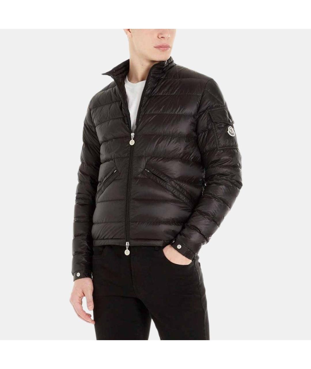 MONCLER Черная куртка, фото 4
