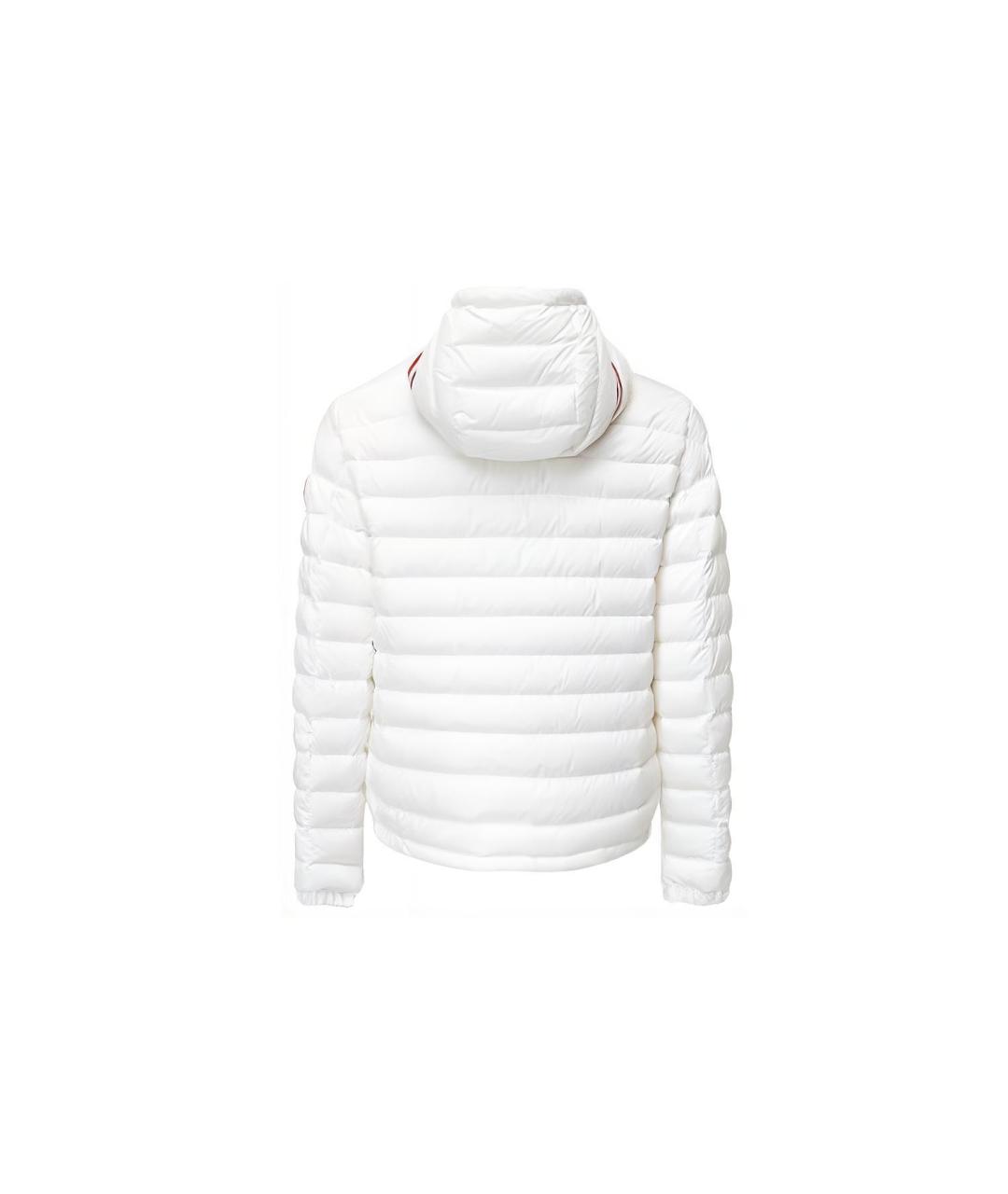 MONCLER Белая полиамидовая куртка, фото 2