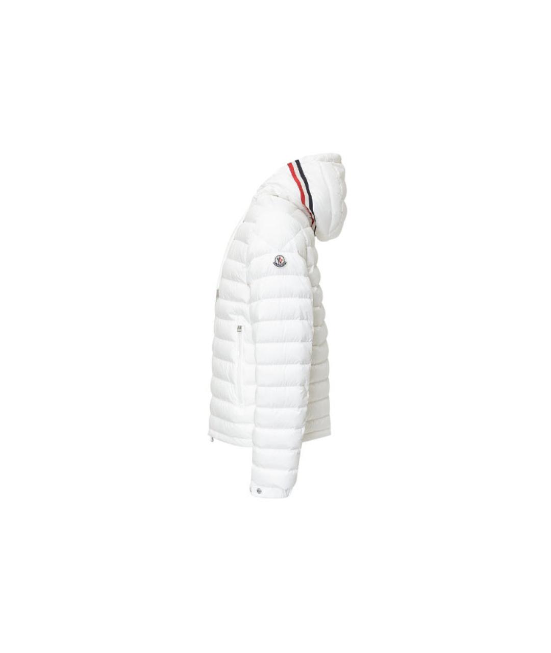 MONCLER Белая полиамидовая куртка, фото 3