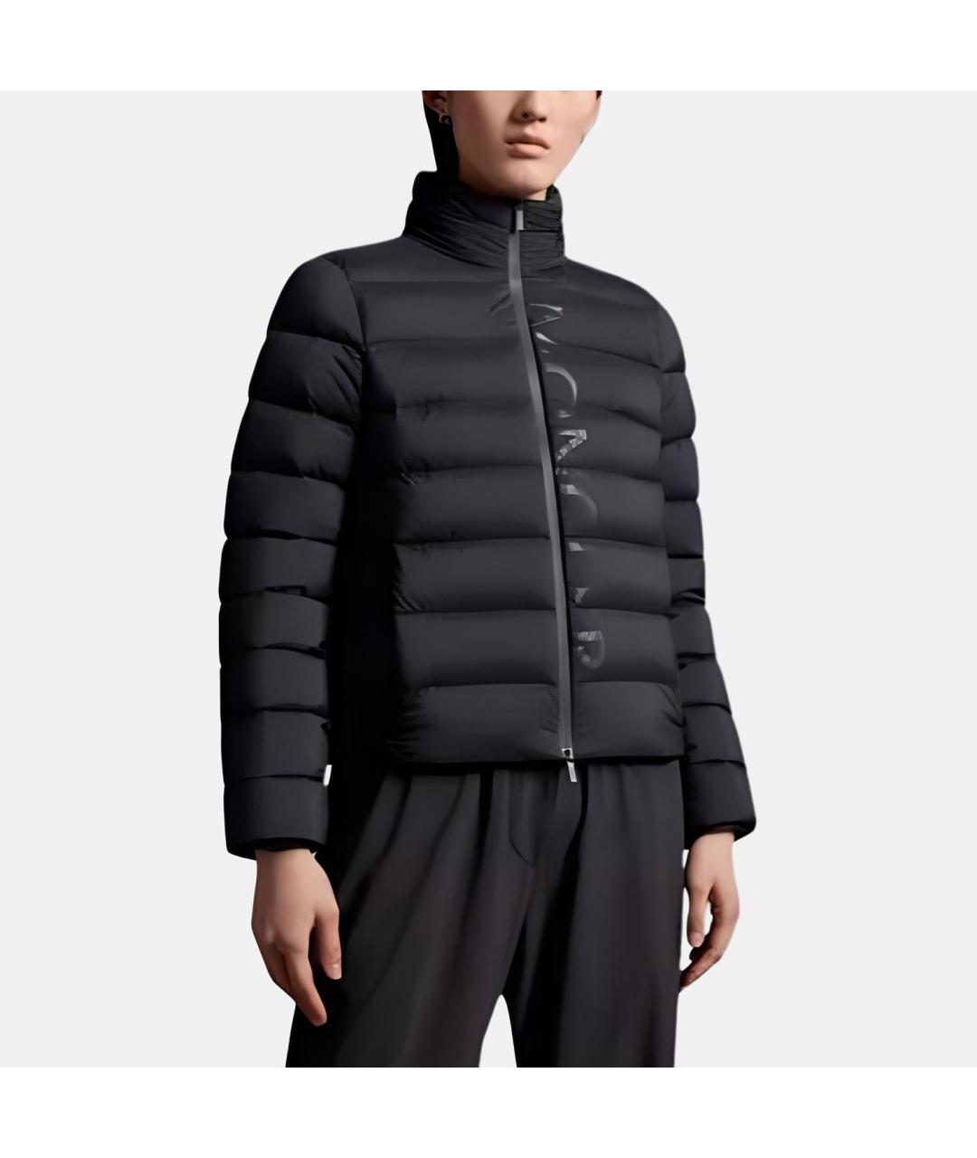 MONCLER Черная полиамидовая куртка, фото 5