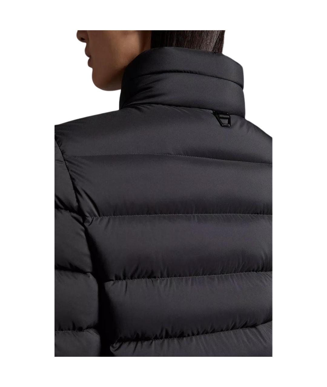 MONCLER Черная полиамидовая куртка, фото 3