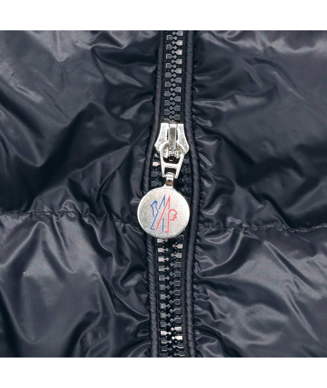 MONCLER Синяя полиамидовая куртка, фото 7