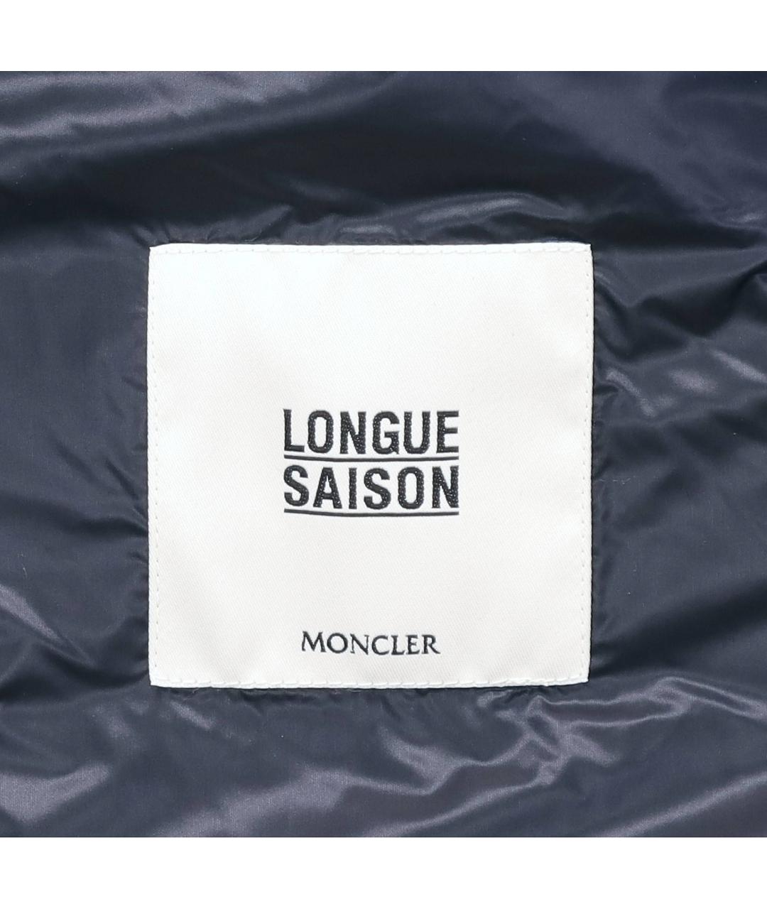 MONCLER Синяя полиамидовая куртка, фото 9