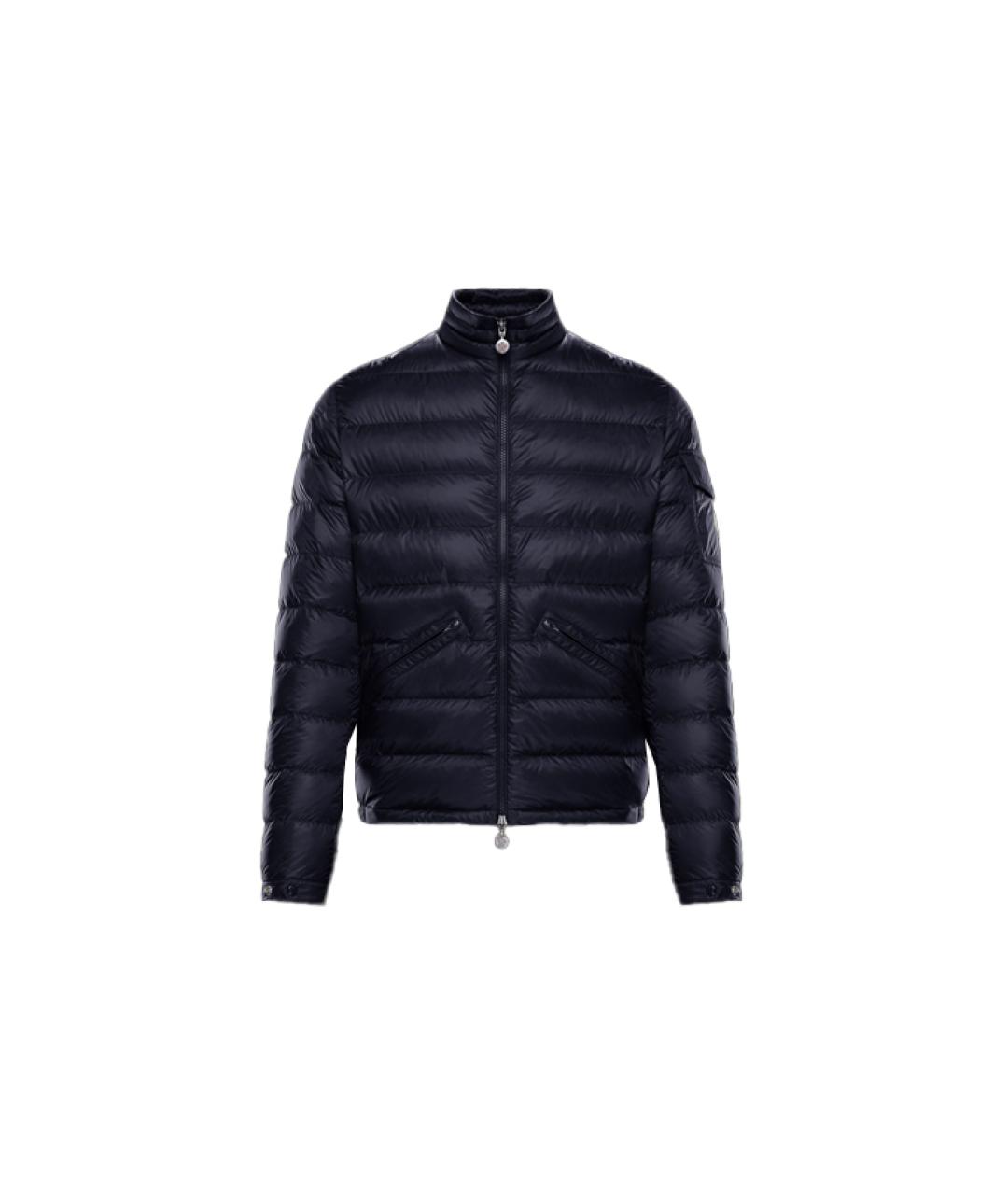 MONCLER Синяя полиамидовая куртка, фото 1