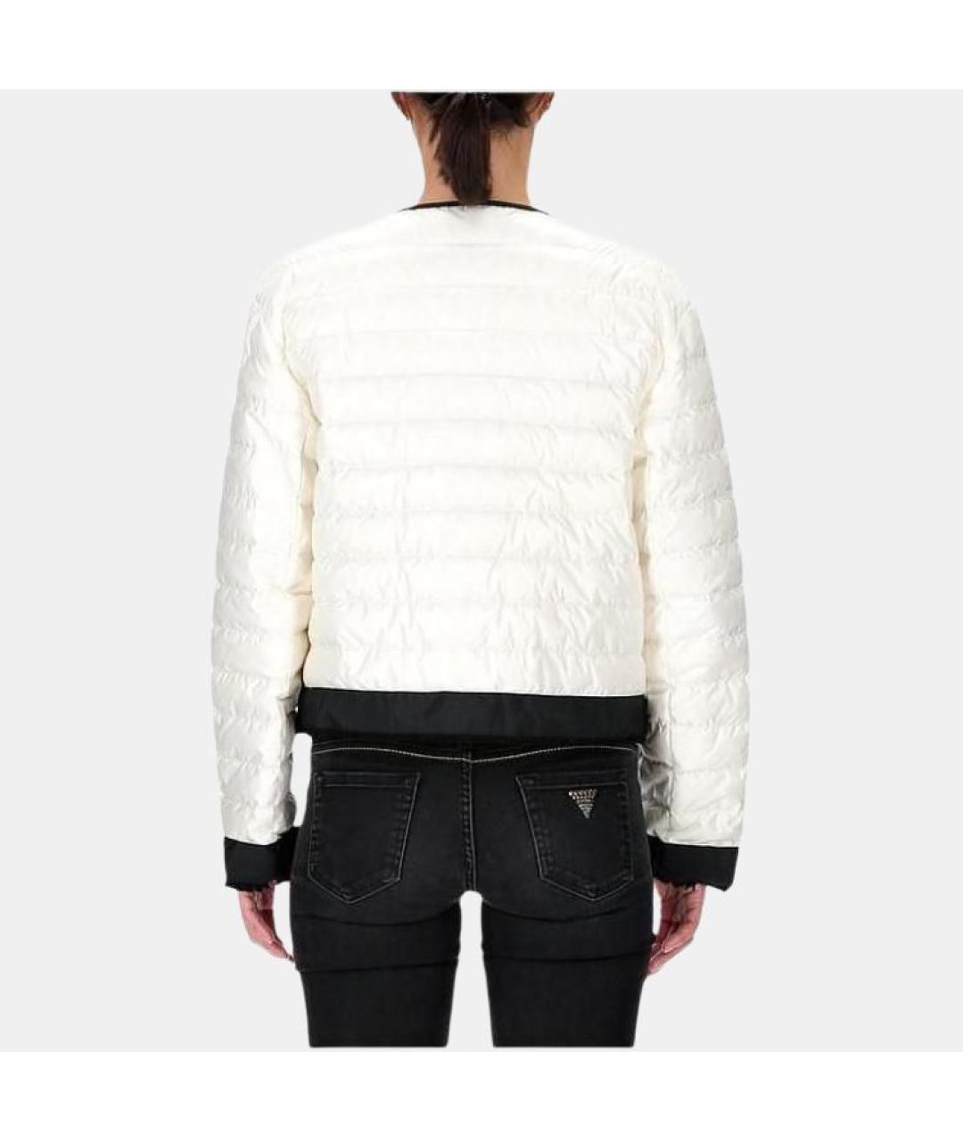 MONCLER Белая полиамидовая куртка, фото 6