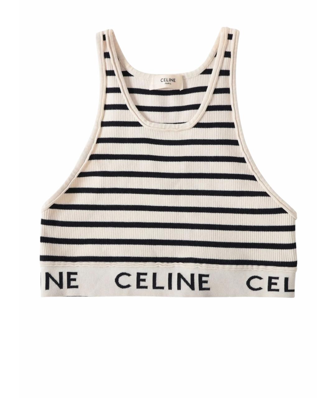 CELINE Хлопковая майка, фото 1