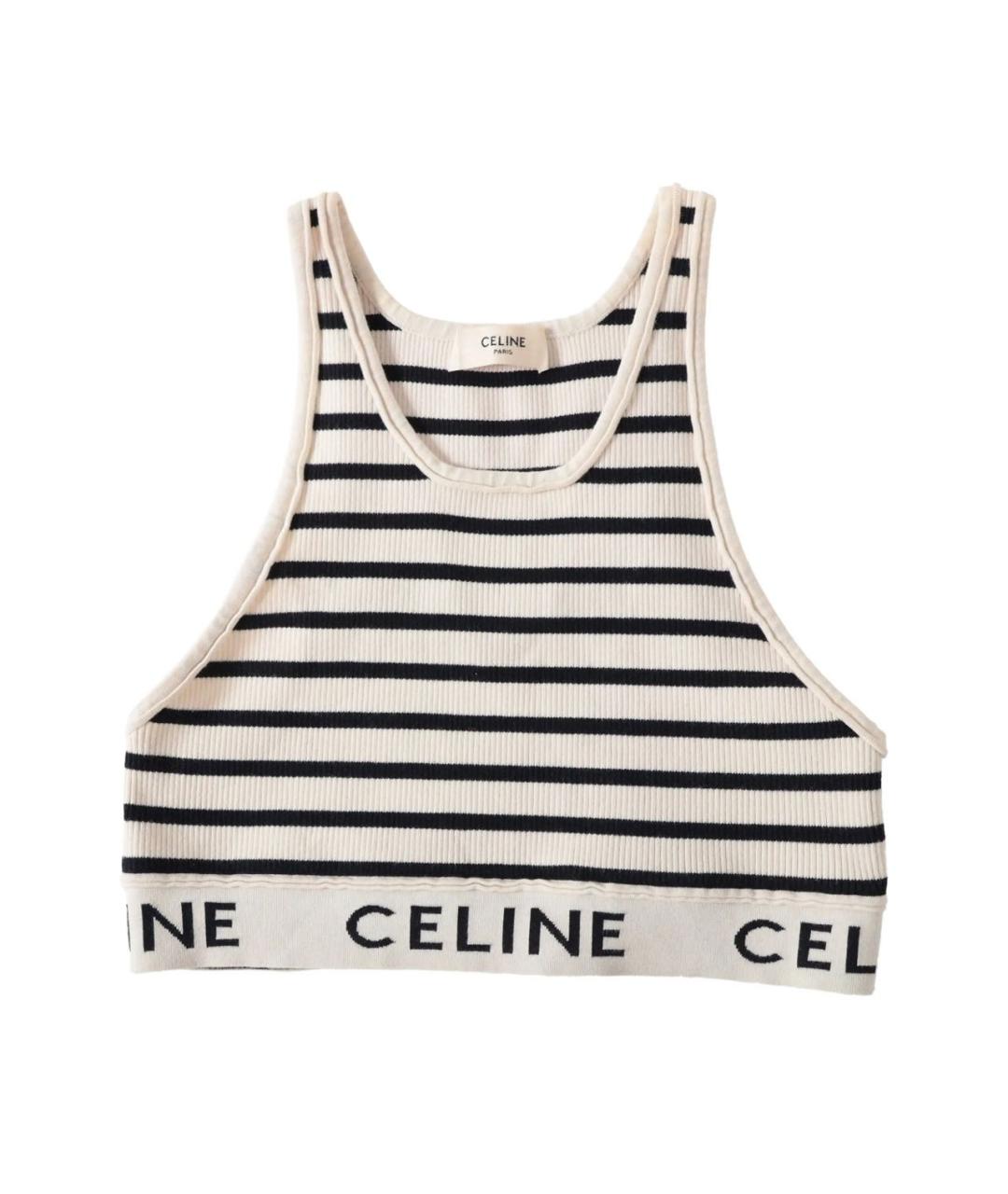 CELINE Хлопковая майка, фото 4