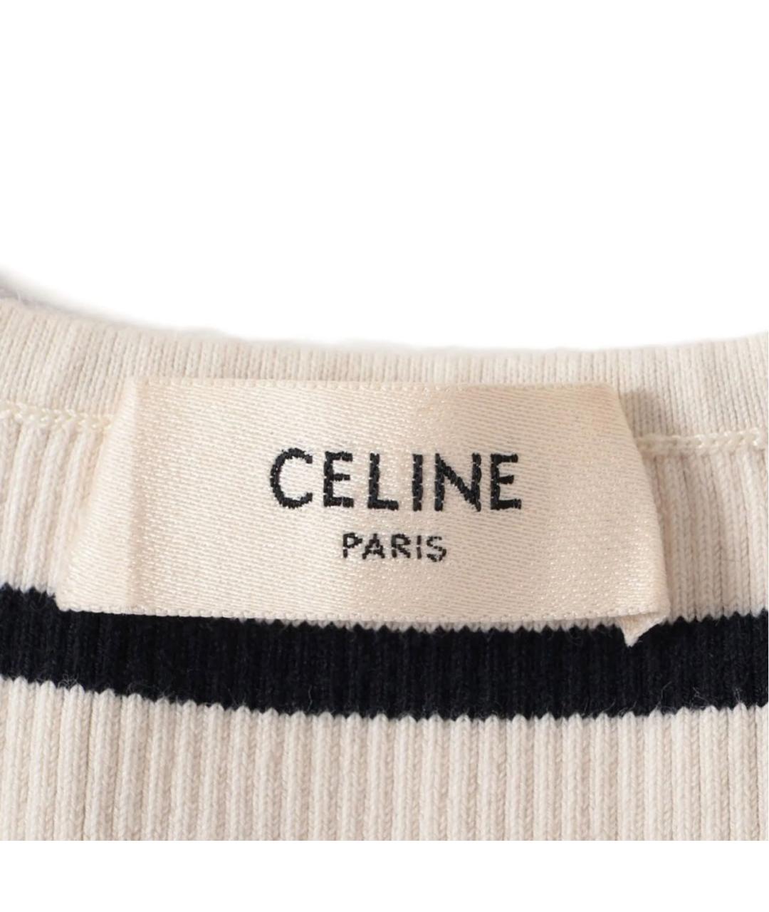CELINE Хлопковая майка, фото 2