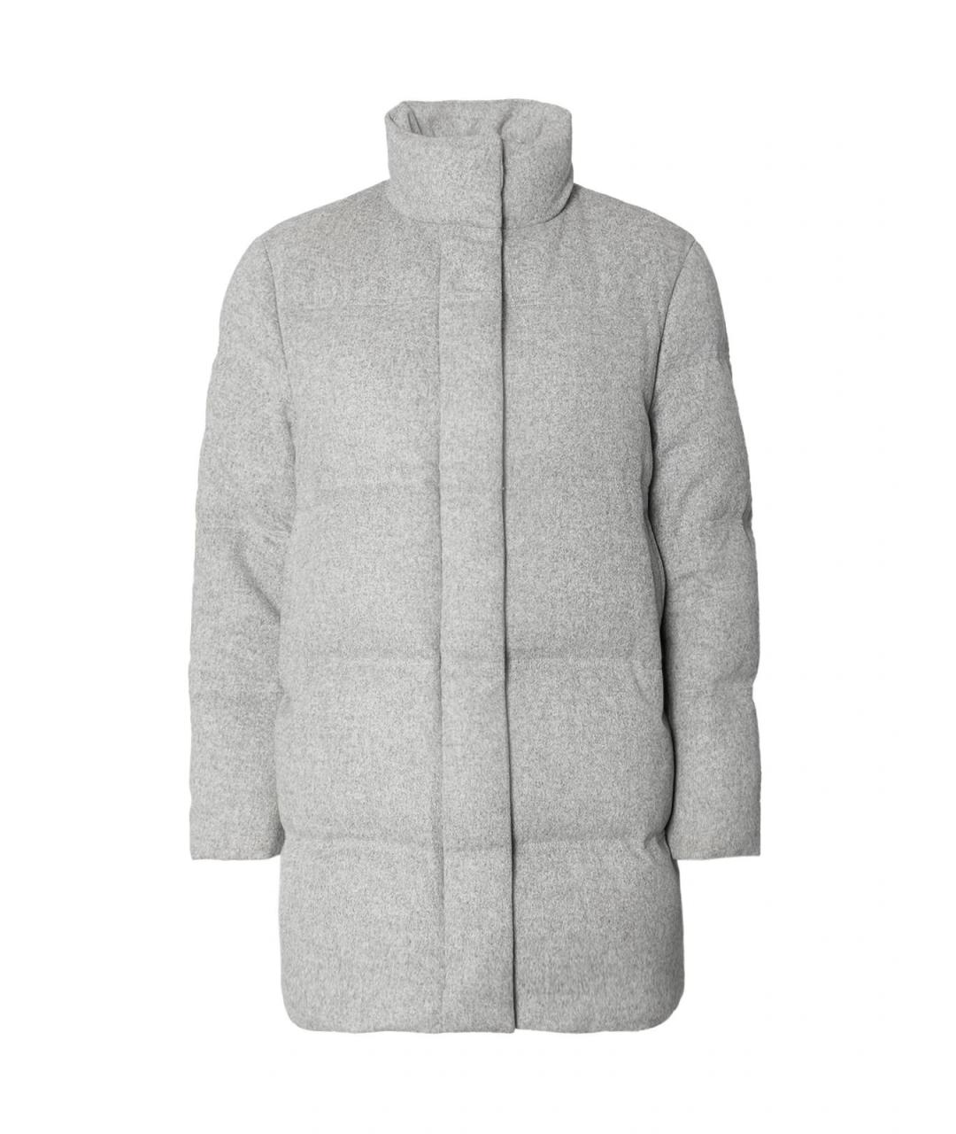 12 STOREEZ Серый шерстяной пуховик, фото 1