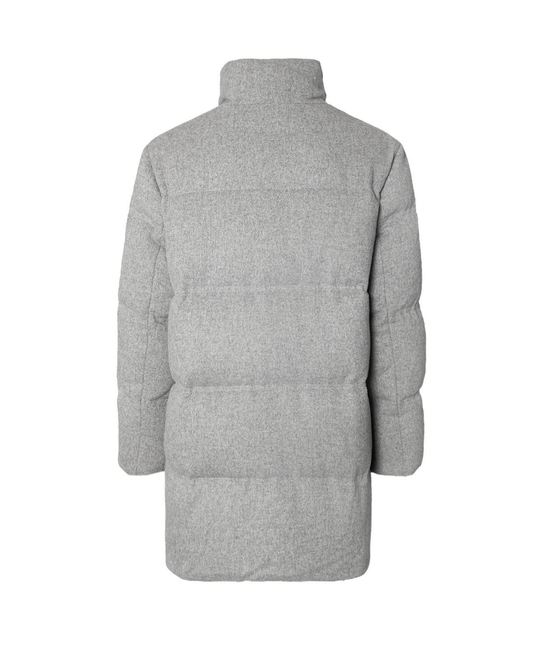 12 STOREEZ Серый шерстяной пуховик, фото 2