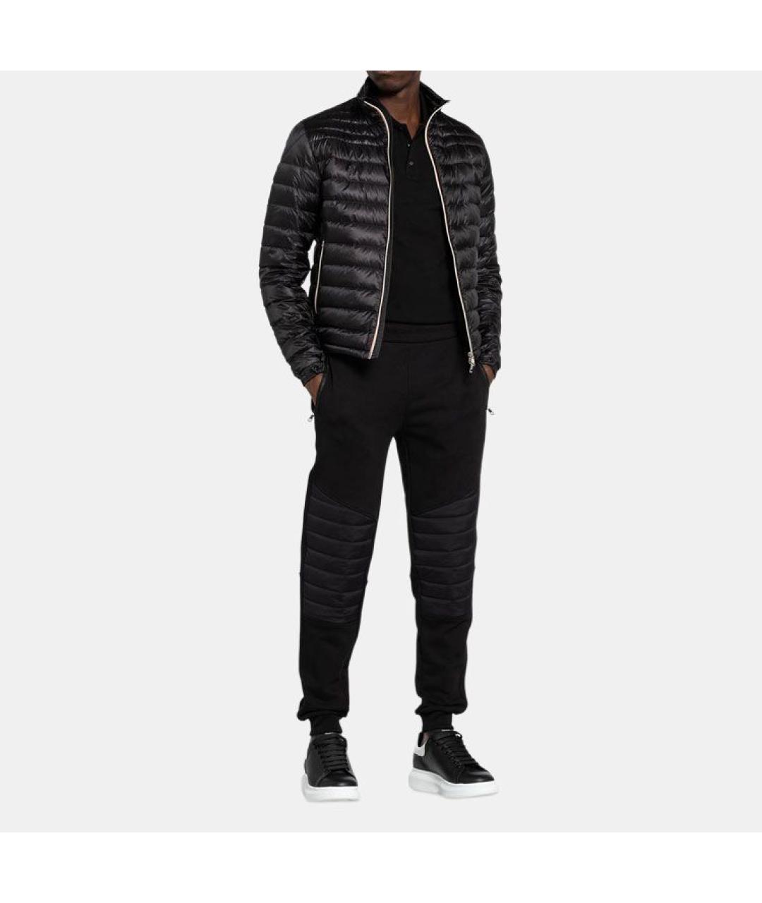 MONCLER Черная полиамидовая куртка, фото 3