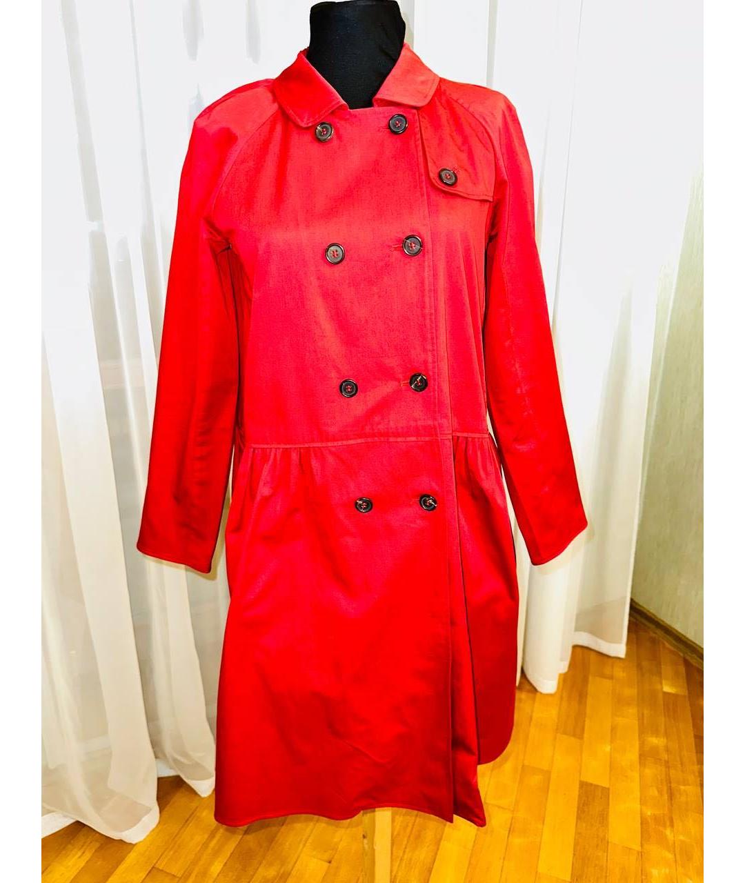 'S MAX MARA Красное повседневное платье, фото 5