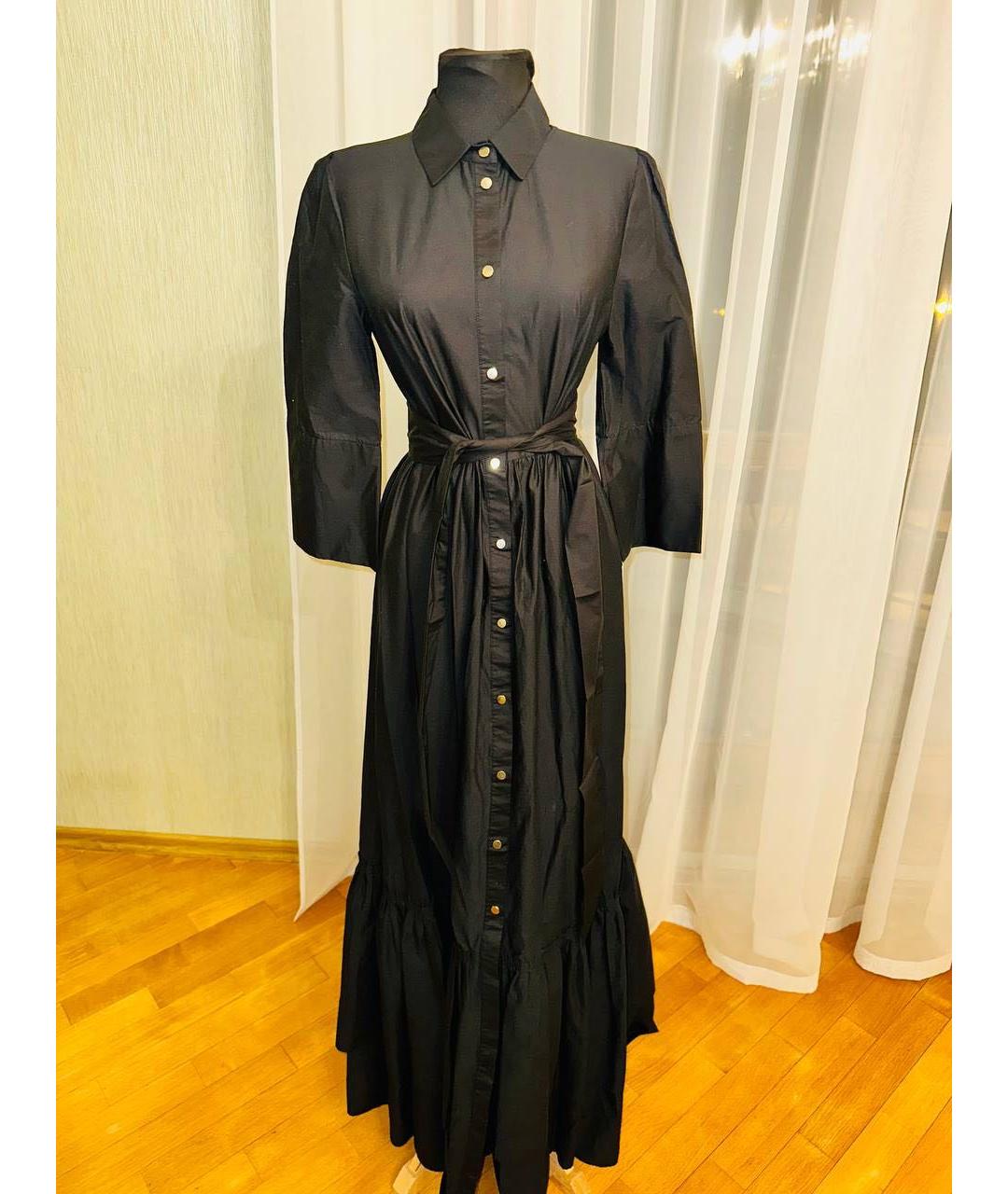 TWIN-SET Черное повседневное платье, фото 5