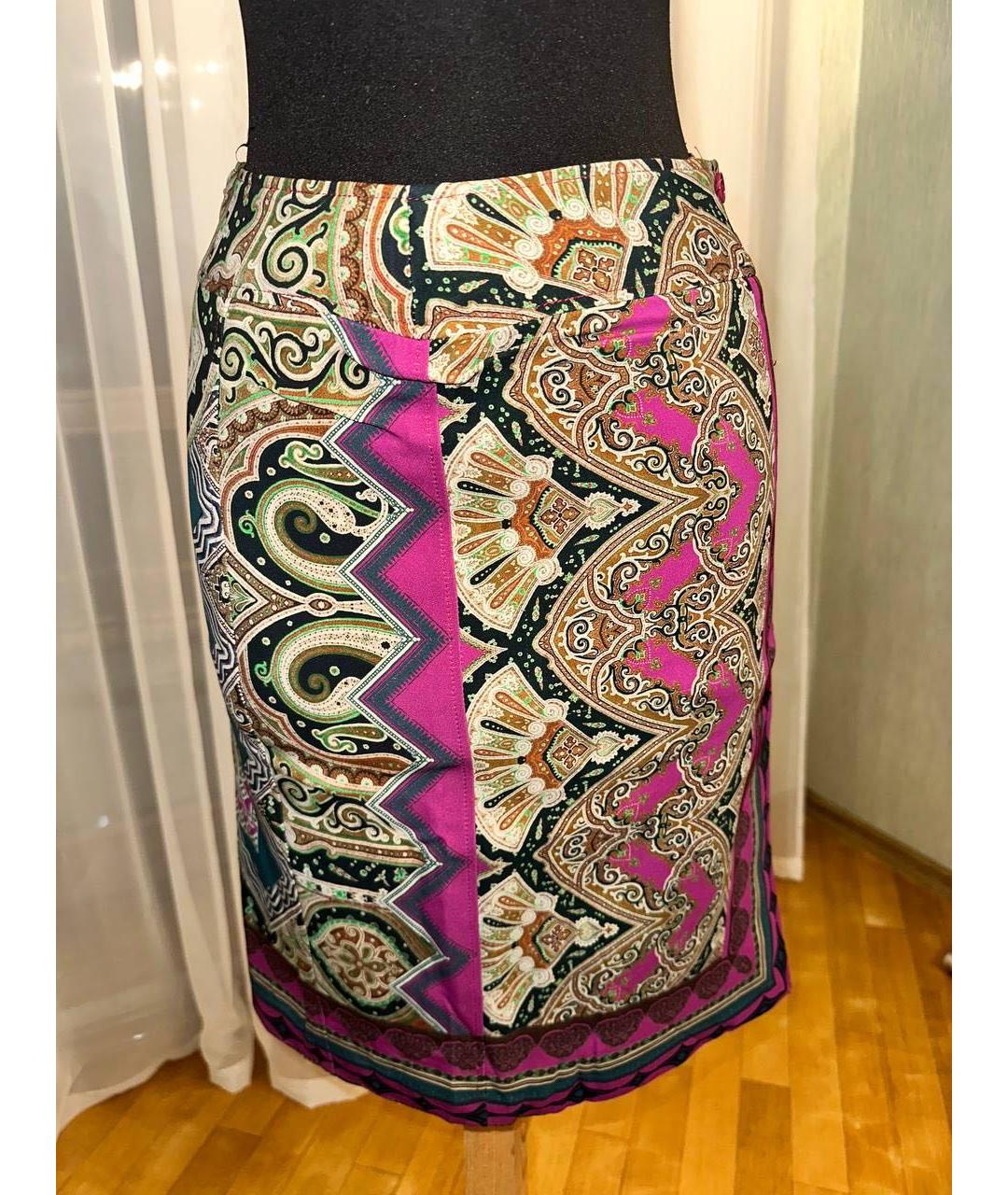 ETRO Мульти юбка мини, фото 4