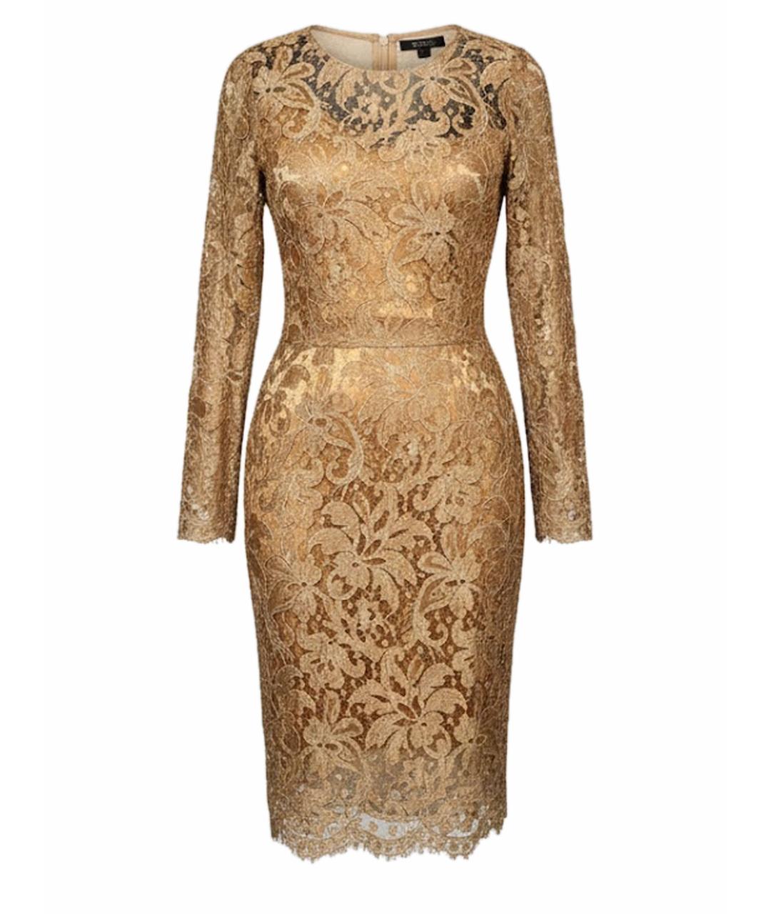 DOLCE&GABBANA Бежевое вечернее платье, фото 1