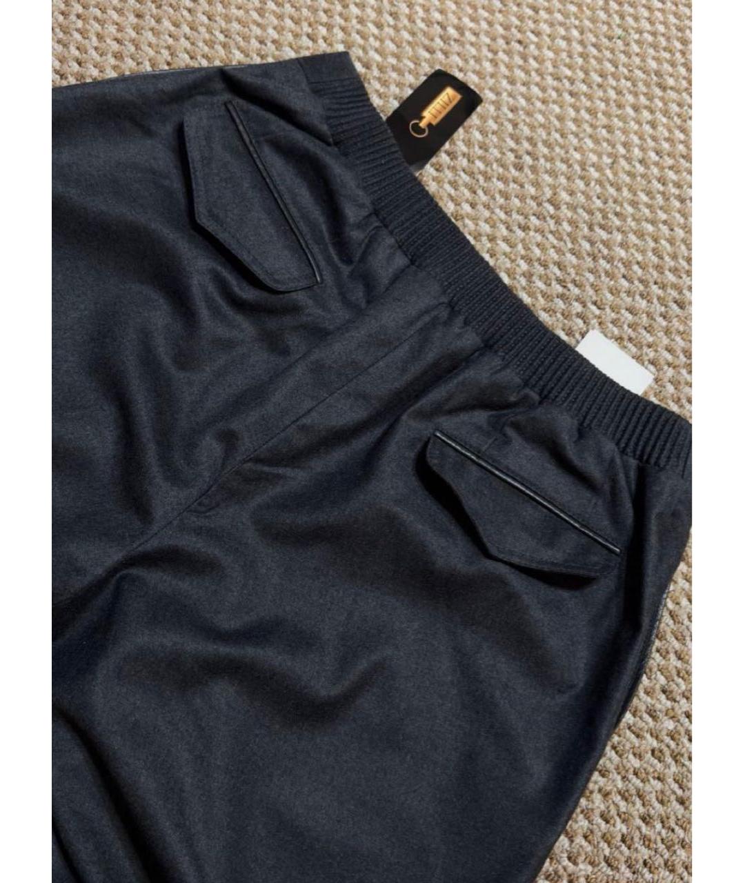 ZILLI Серые повседневные брюки, фото 5