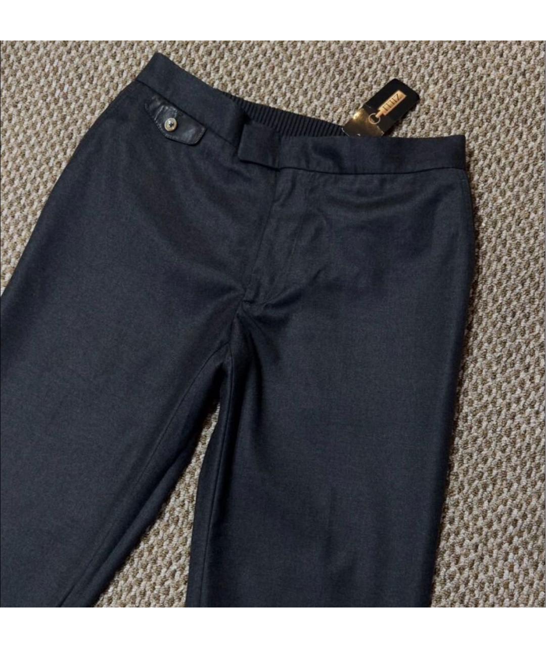 ZILLI Серые повседневные брюки, фото 3