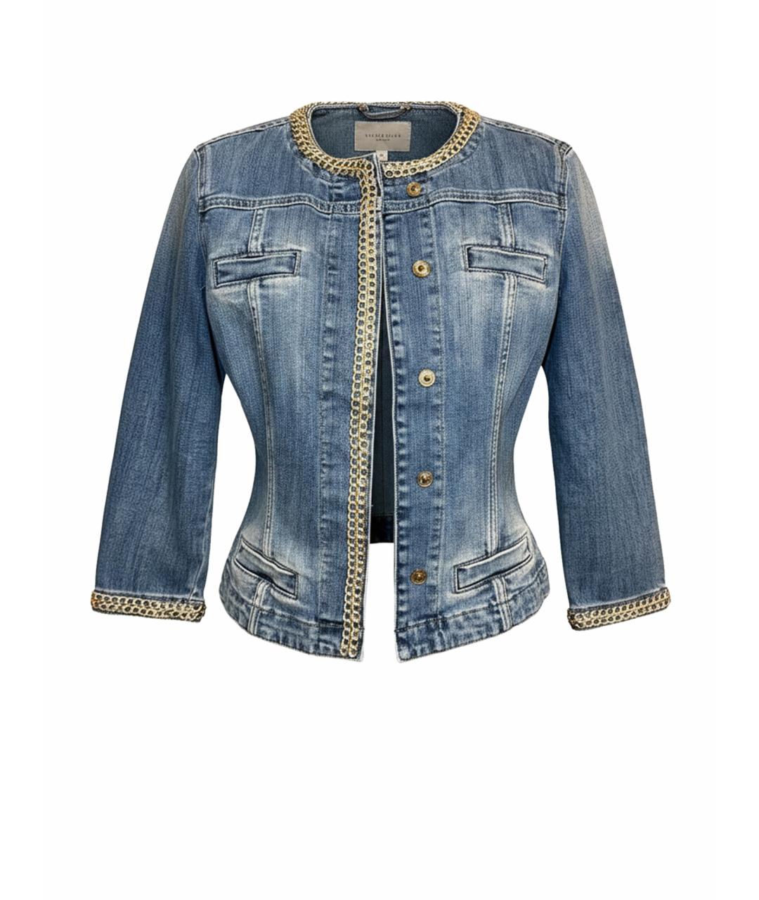 LIU JO Голубая деним куртка, фото 1