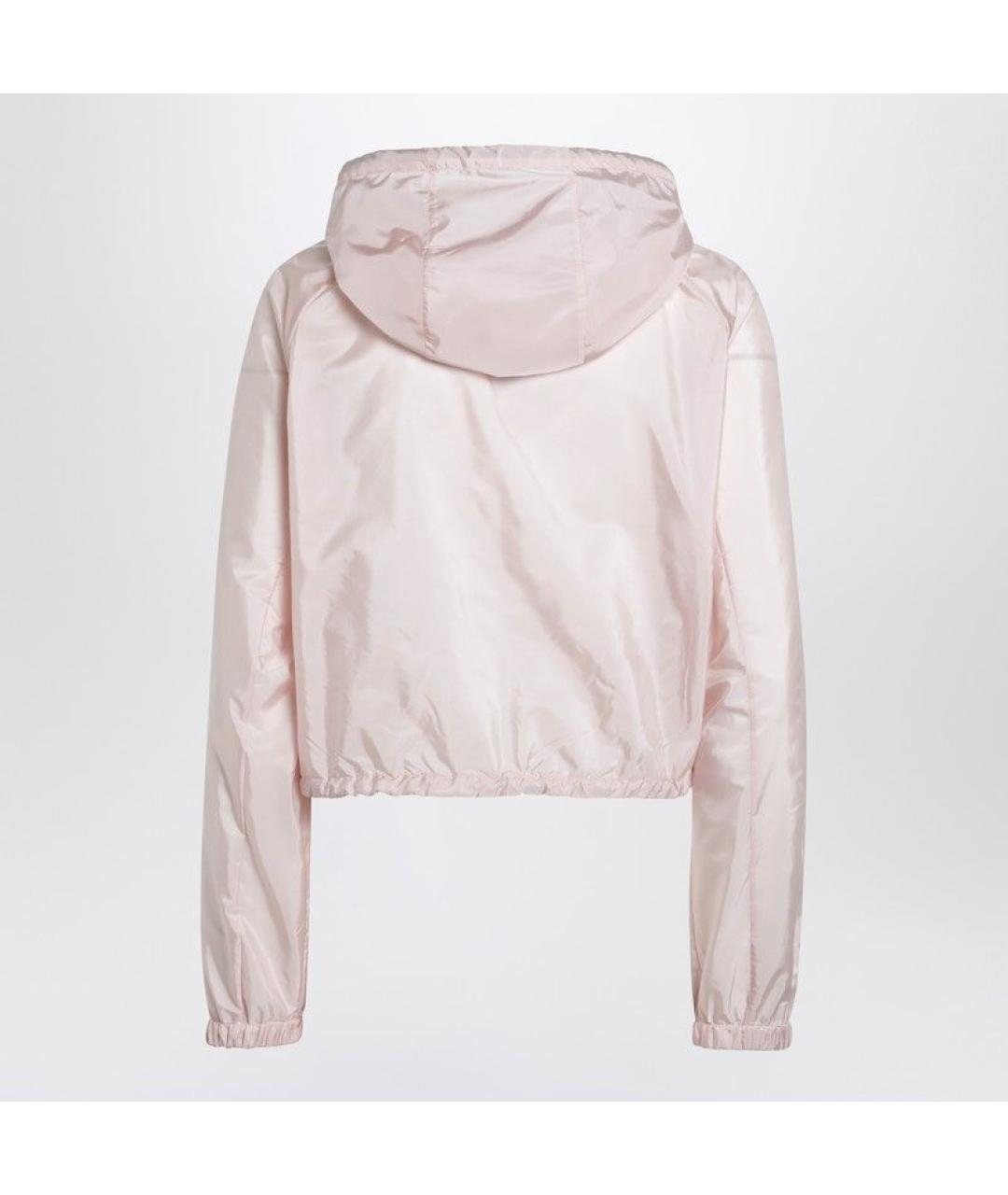 PRADA Розовая синтетическая куртка, фото 2