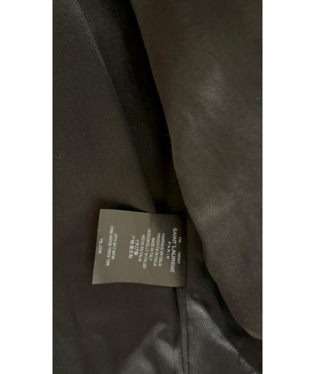 SAINT LAURENT Коричневая кожаная куртка, фото 5