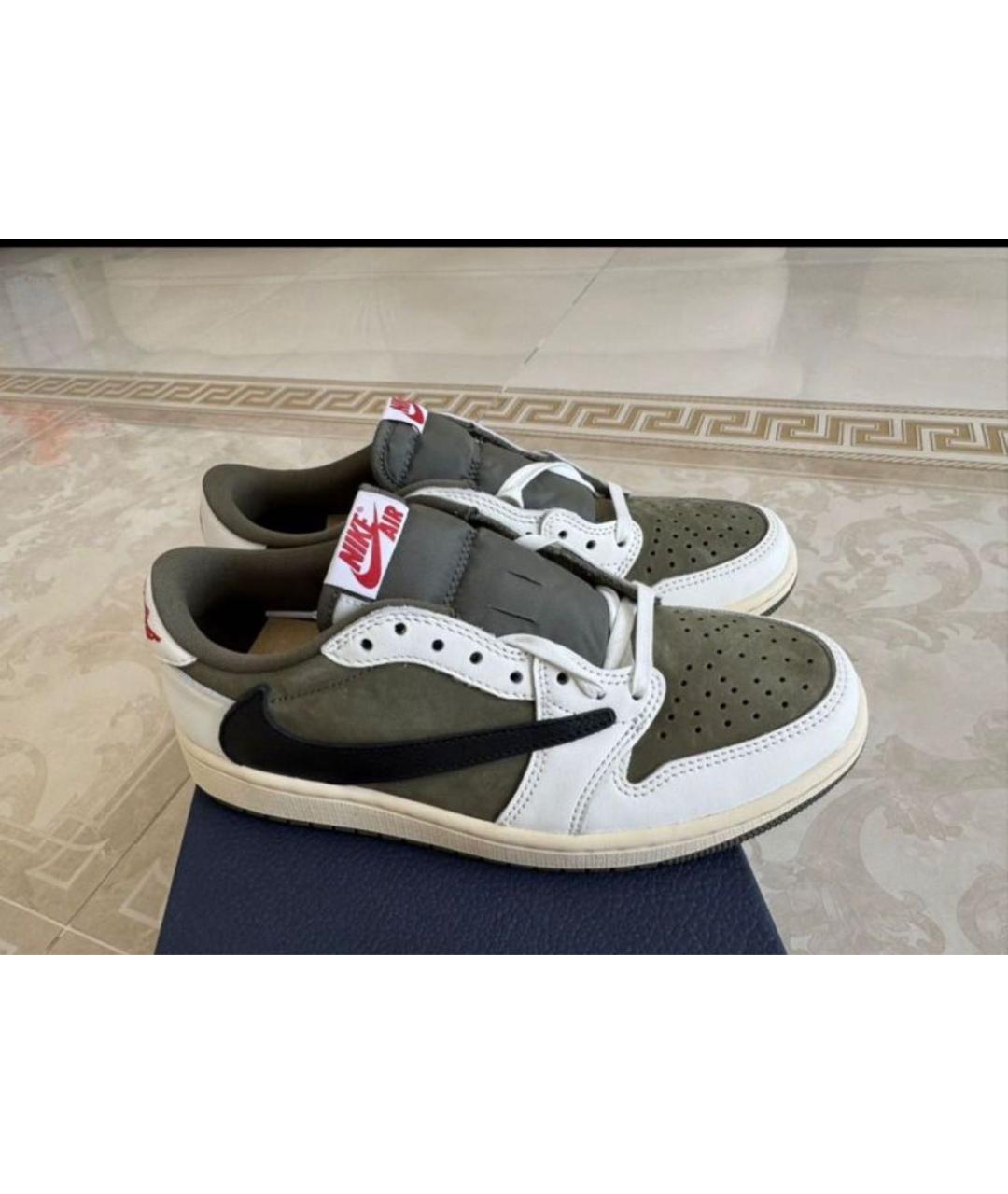 JORDAN Белые текстильные кроссовки, фото 2