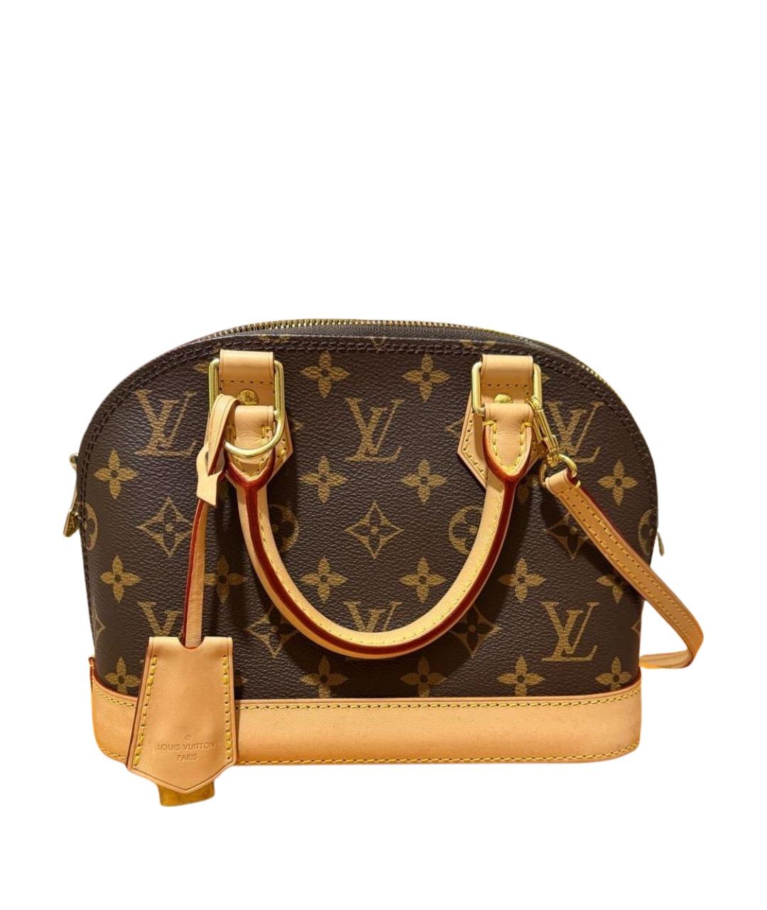 LOUIS VUITTON Коричневая сумка с короткими ручками, фото 1