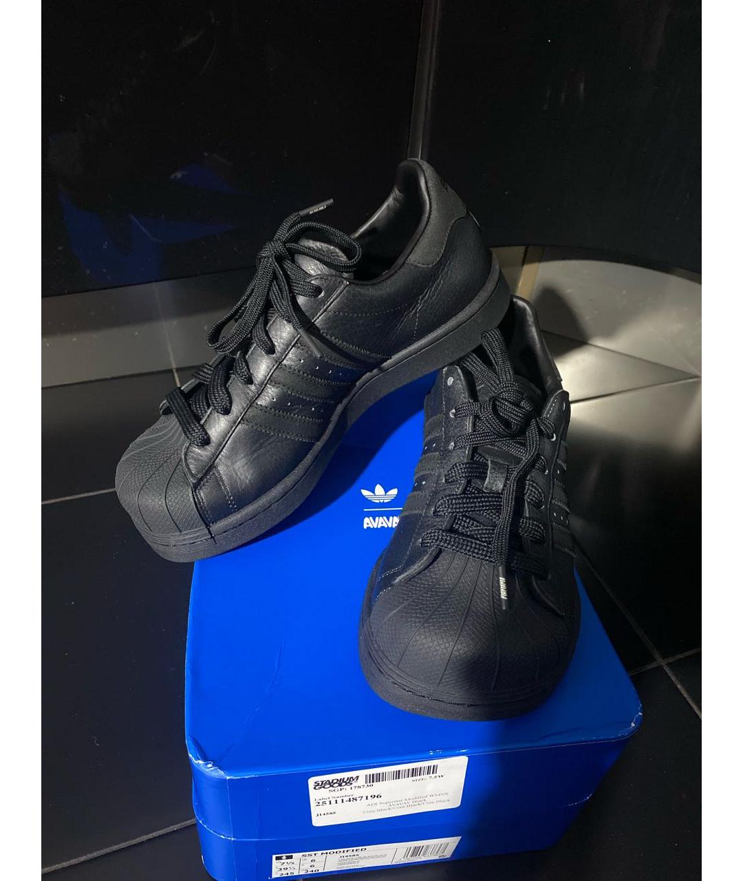 AVAVAV Черные кожаные кеды, фото 5