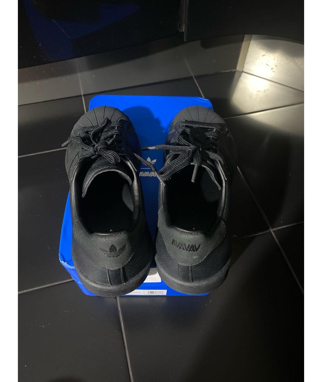 AVAVAV Черные кожаные кеды, фото 3