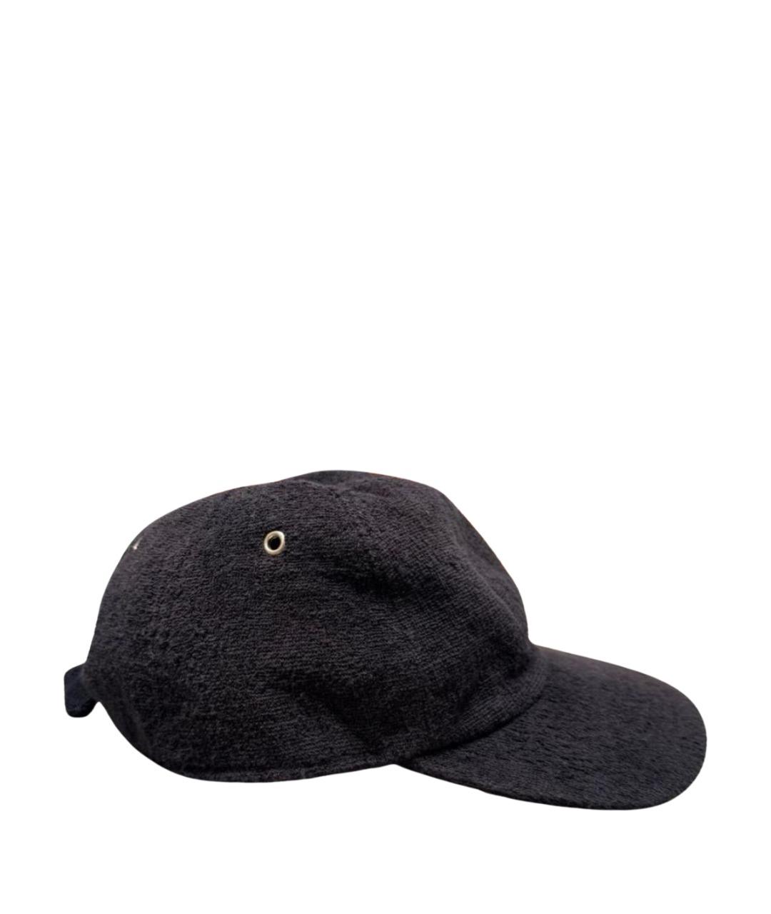 CHANEL Черная хлопковая кепка, фото 1