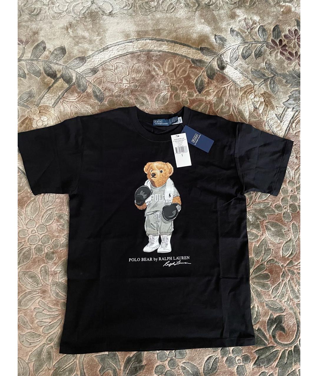 POLO RALPH LAUREN Черная хлопковая футболка, фото 7