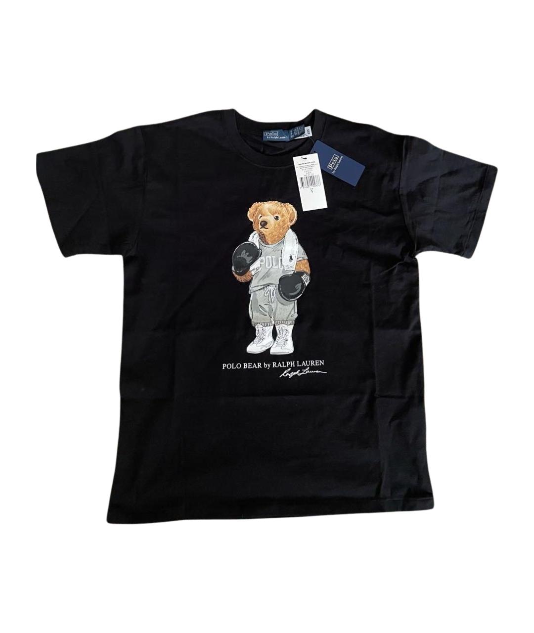 POLO RALPH LAUREN Черная хлопковая футболка, фото 1