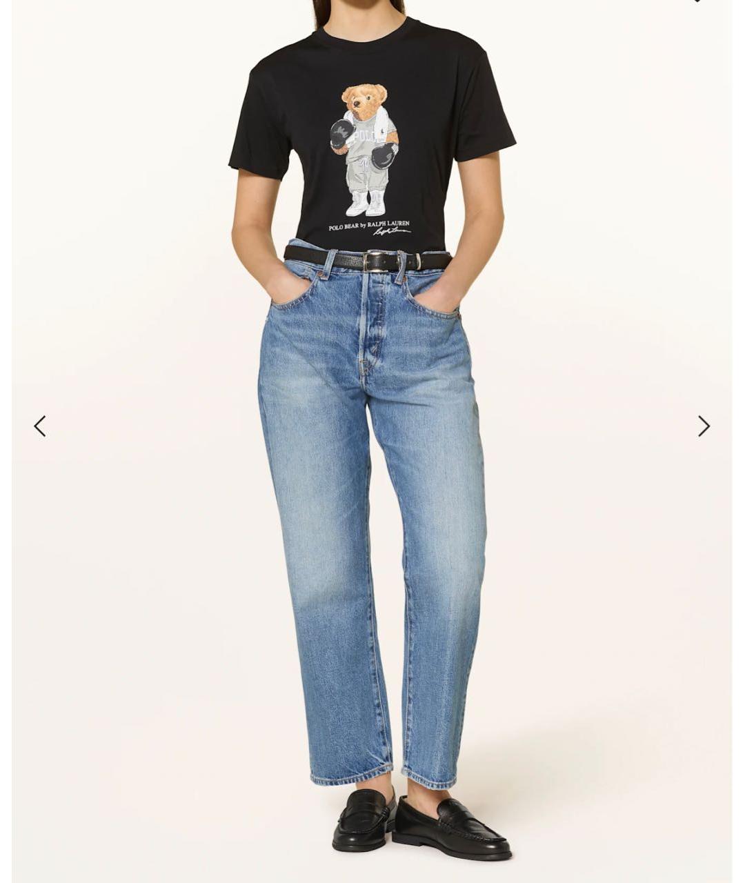 POLO RALPH LAUREN Черная хлопковая футболка, фото 5