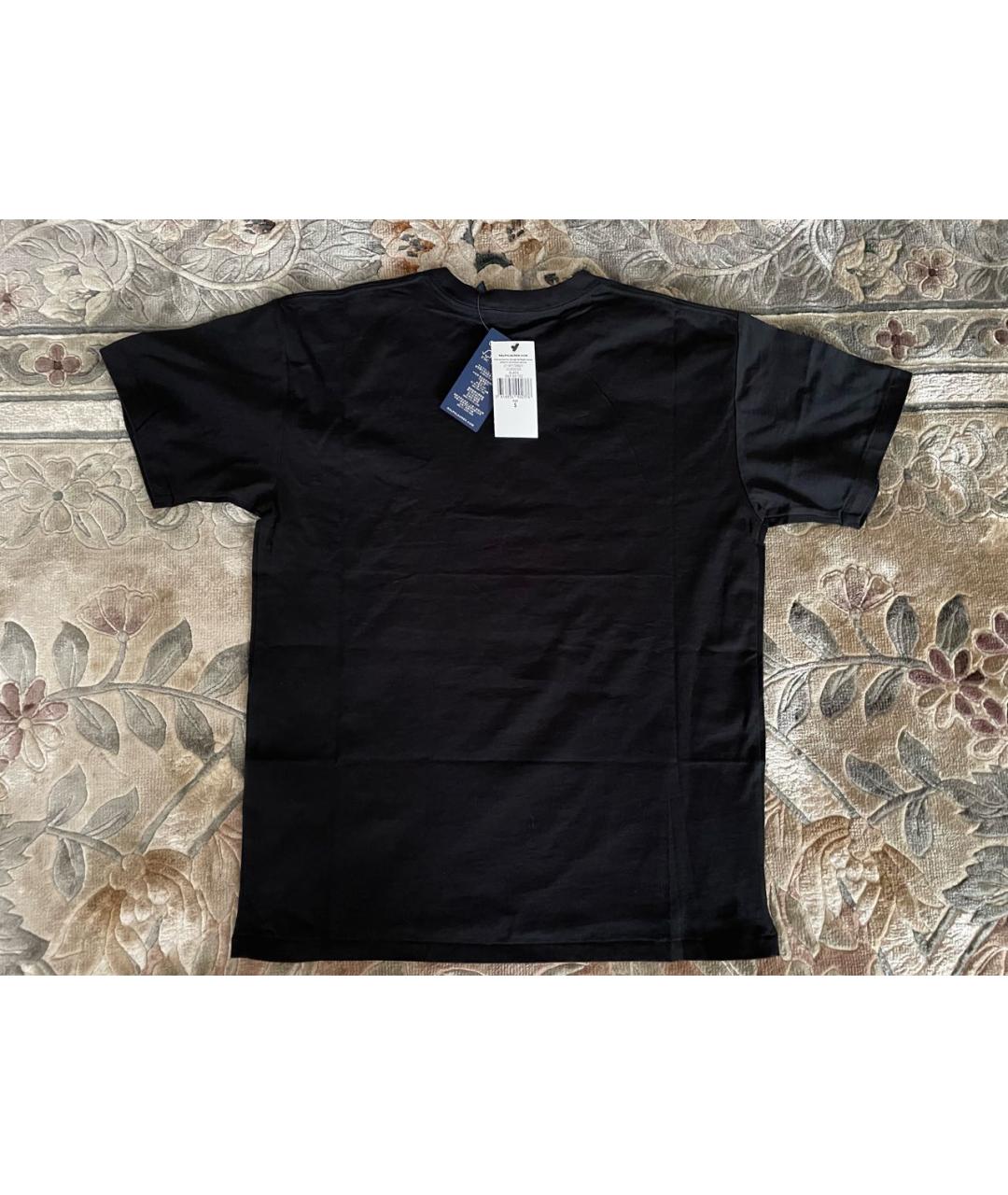 POLO RALPH LAUREN Черная хлопковая футболка, фото 2