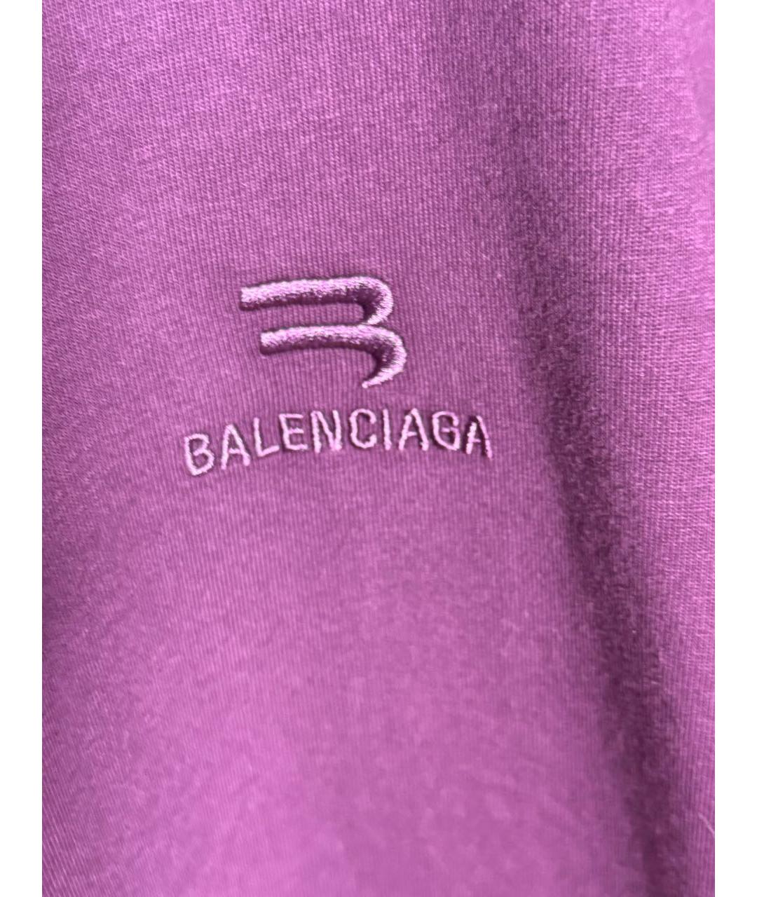 BALENCIAGA Хлопковая футболка, фото 5