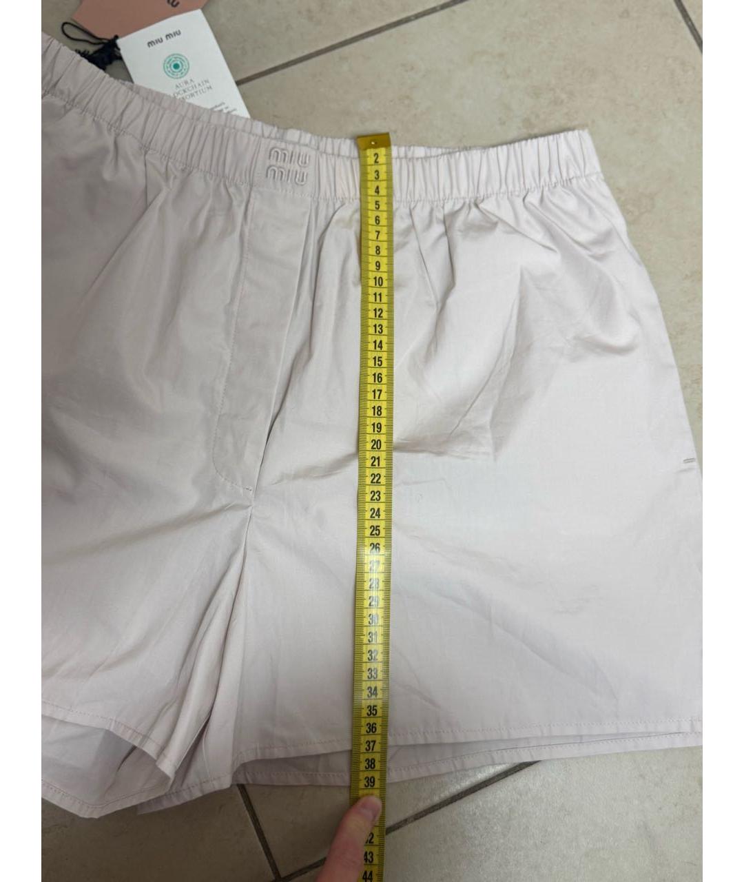 MIU MIU Розовые шорты, фото 4
