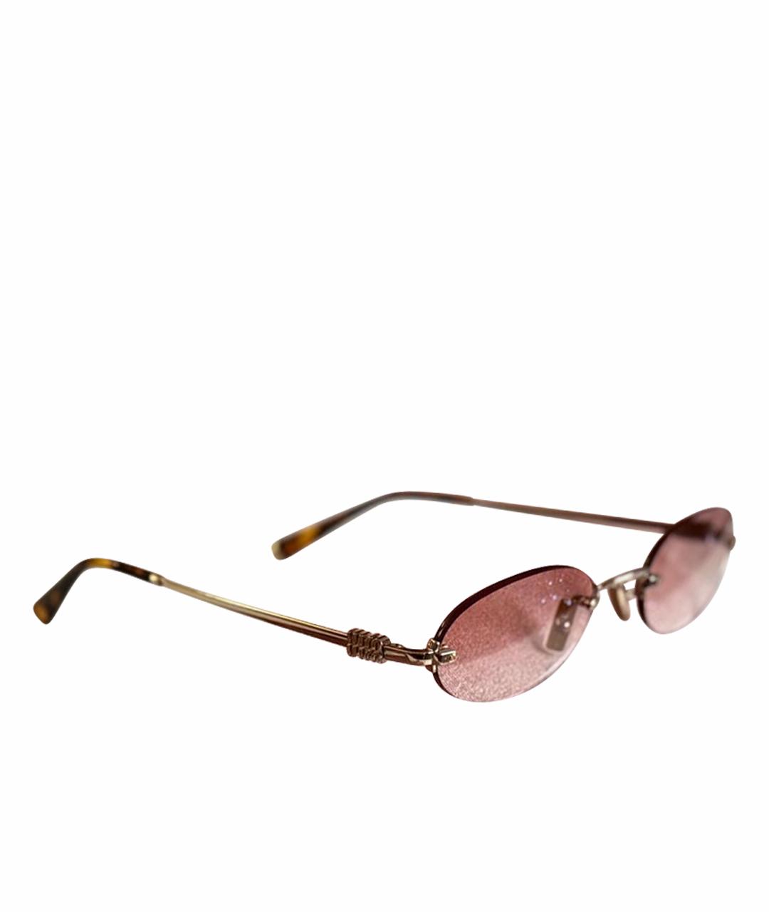 MIU MIU Коричневые солнцезащитные очки, фото 1