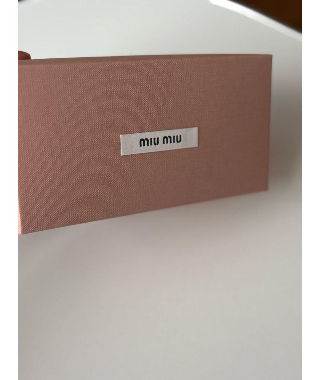 MIU MIU Коричневые солнцезащитные очки, фото 4