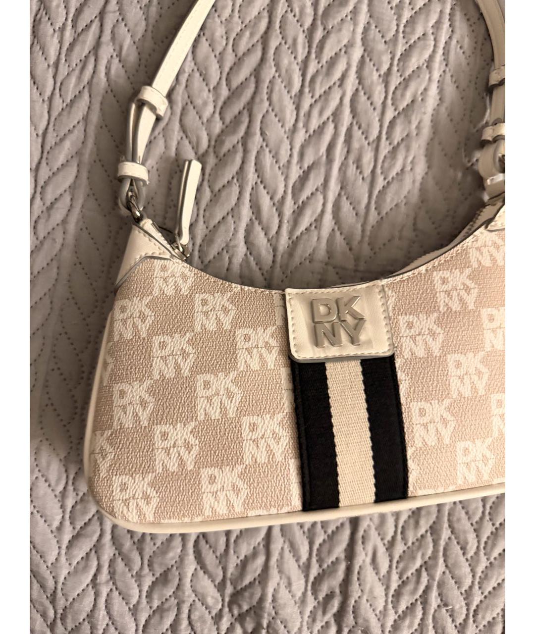 DKNY Белая сумка с короткими ручками, фото 4