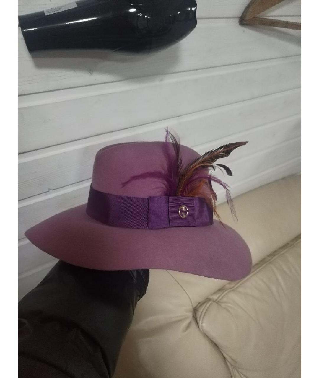 GUCCI Фиолетовая шляпа, фото 2