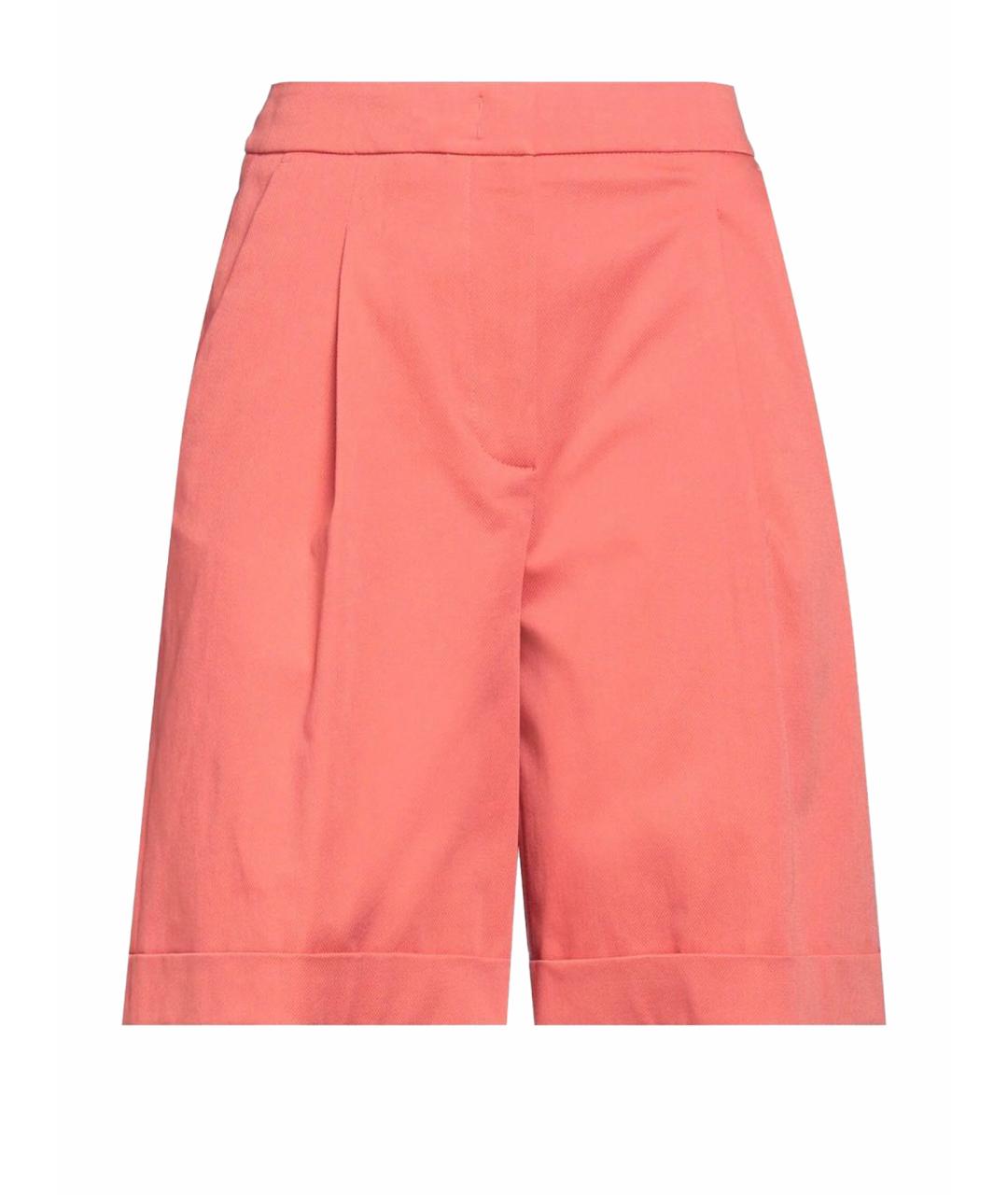 PESERICO Коралловые хлопковые шорты, фото 1