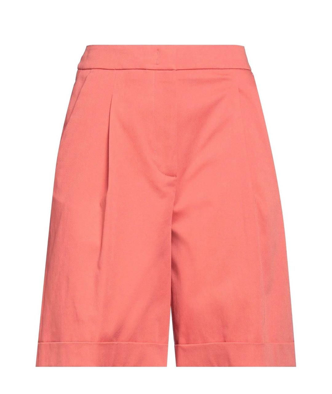 PESERICO Коралловые хлопковые шорты, фото 9