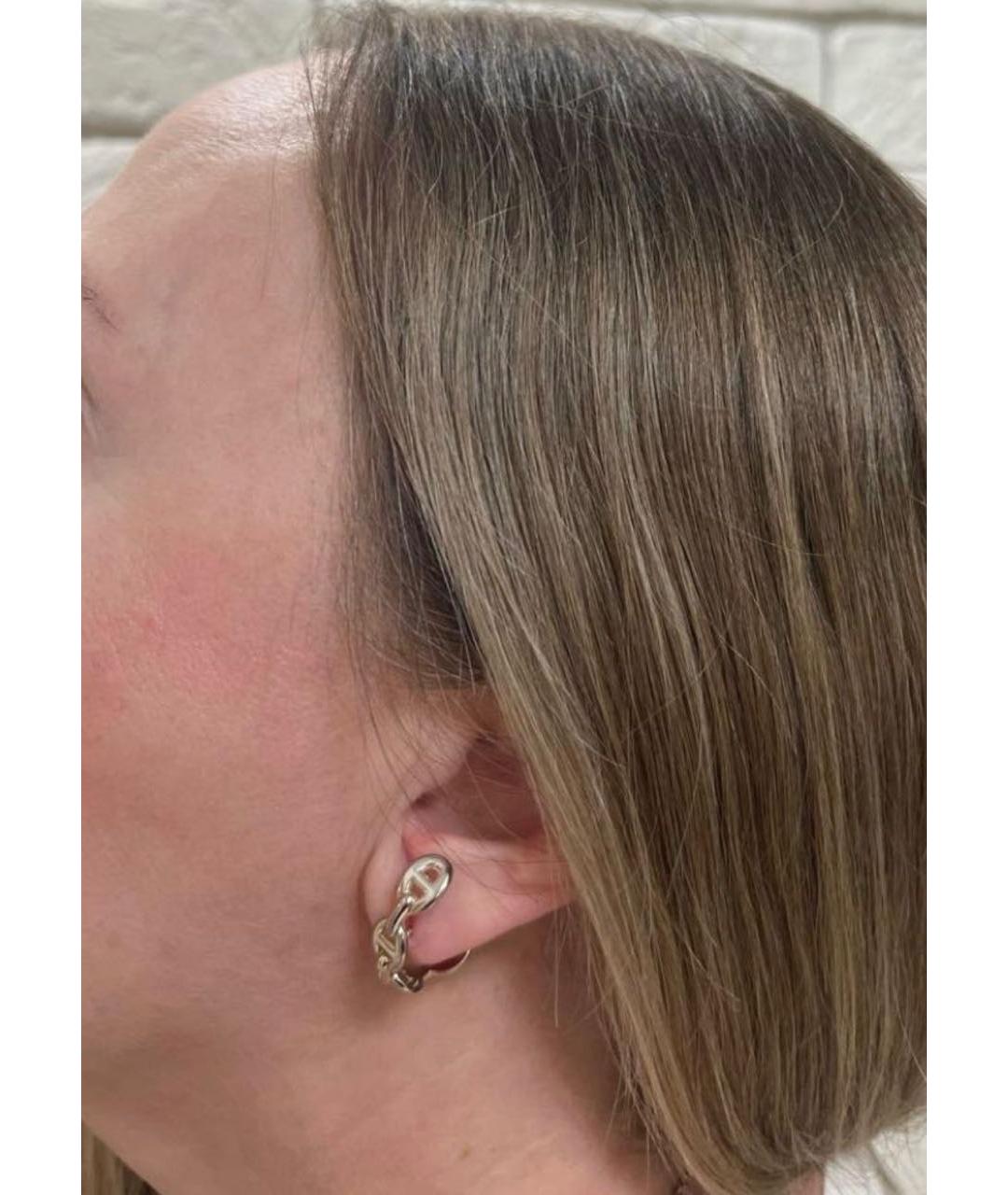 HERMES Серебряные серебряные серьги, фото 4